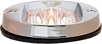 attwood 6356D7 Round Incandescent Marine Boat 3-Inch Flush Transom Light with 7.5-Watt Lamp