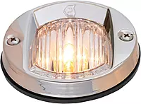 attwood 6356D7 Round Incandescent Marine Boat 3-Inch Flush Transom Light with 7.5-Watt Lamp