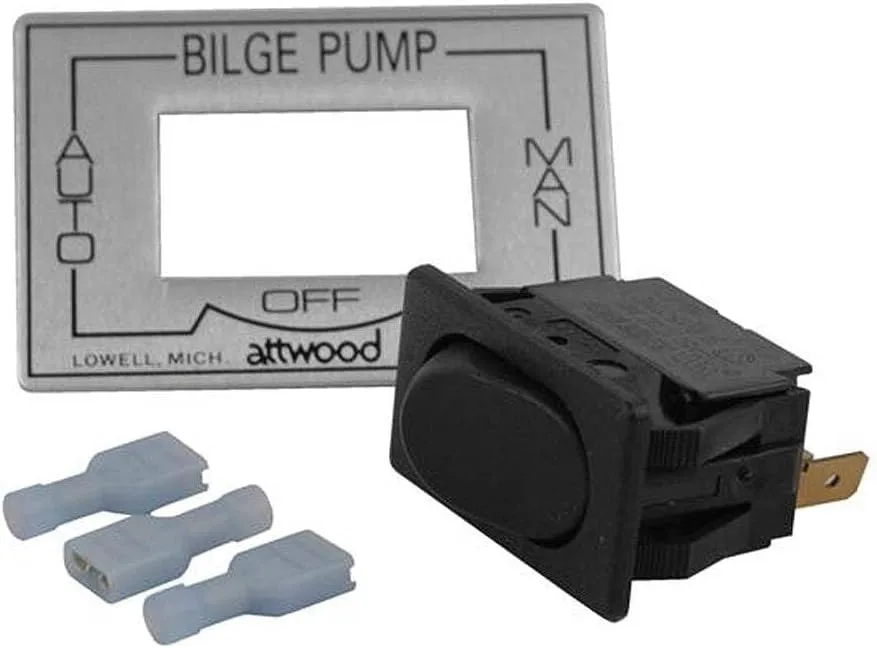Attwood 3-Way Auto/Off/Manual Bilge Pump Switch