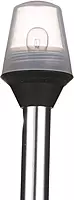 ATTWOOD Traditional Style Frosted Globe All-Round Navigation Light with 2-Pin Locking Collar Pole