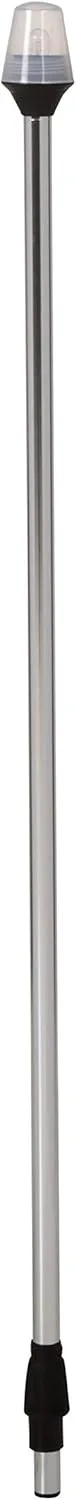 Attwood Frosted Globe All-Around Pole Light w/2-Pin Locking Collar Pole - 12V - 36"