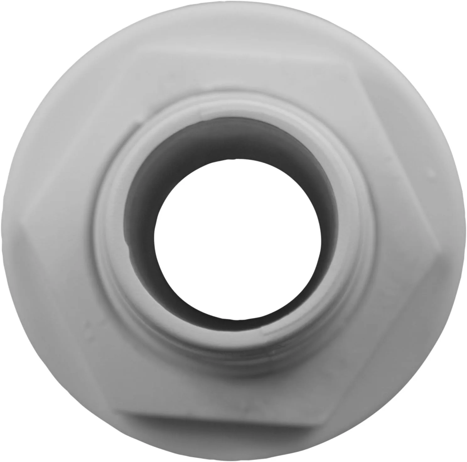 Attwood 3874-3 Polypropylene Durable Thru-Hull Connector Fitting, White Finish