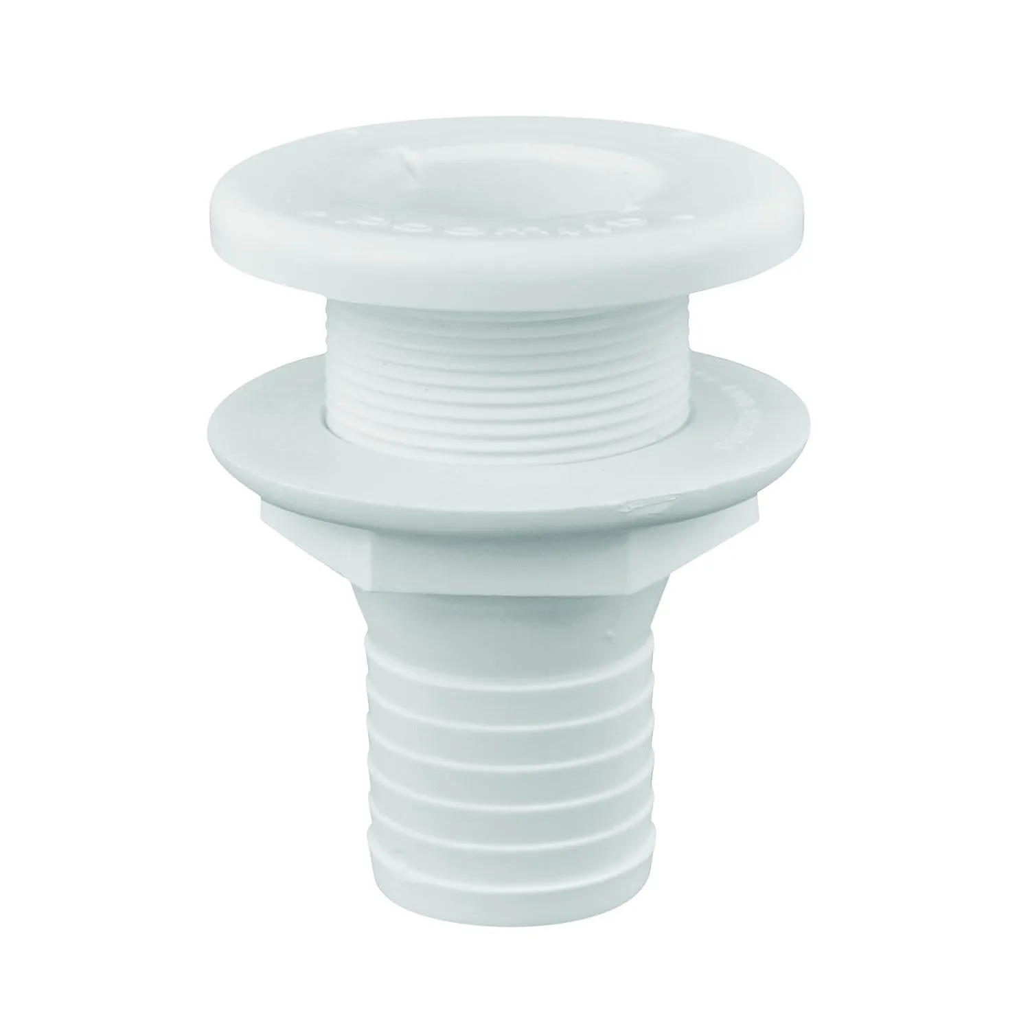 attwood 3875-3 1.5" Polypropylene Straight Thru-Hull Connector for Boating Plumbing Fittings