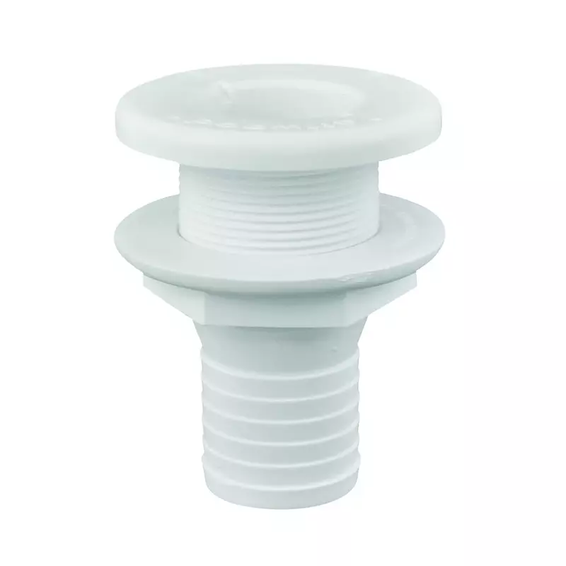 attwood 3875-3 1.5" Polypropylene Straight Thru-Hull Connector for Boating Plumbing Fittings