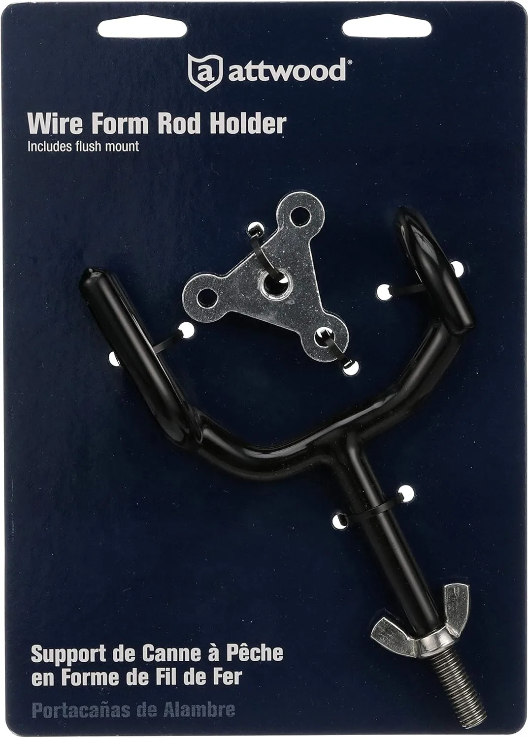 Attwood Sure-Grip Stainless Steel Rod Holder - 4" & 5-Degree Angle