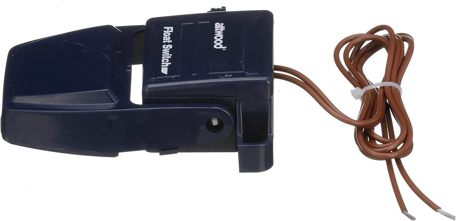 Attwood 4202-7 Float Switch, For Bilge Pump, 12- and 24-V CE rated, 36-Inch Wire