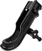 Attwood 5009-4 Heavy-Duty Adjustable Rod Holder with Combo Mount, Black Finish