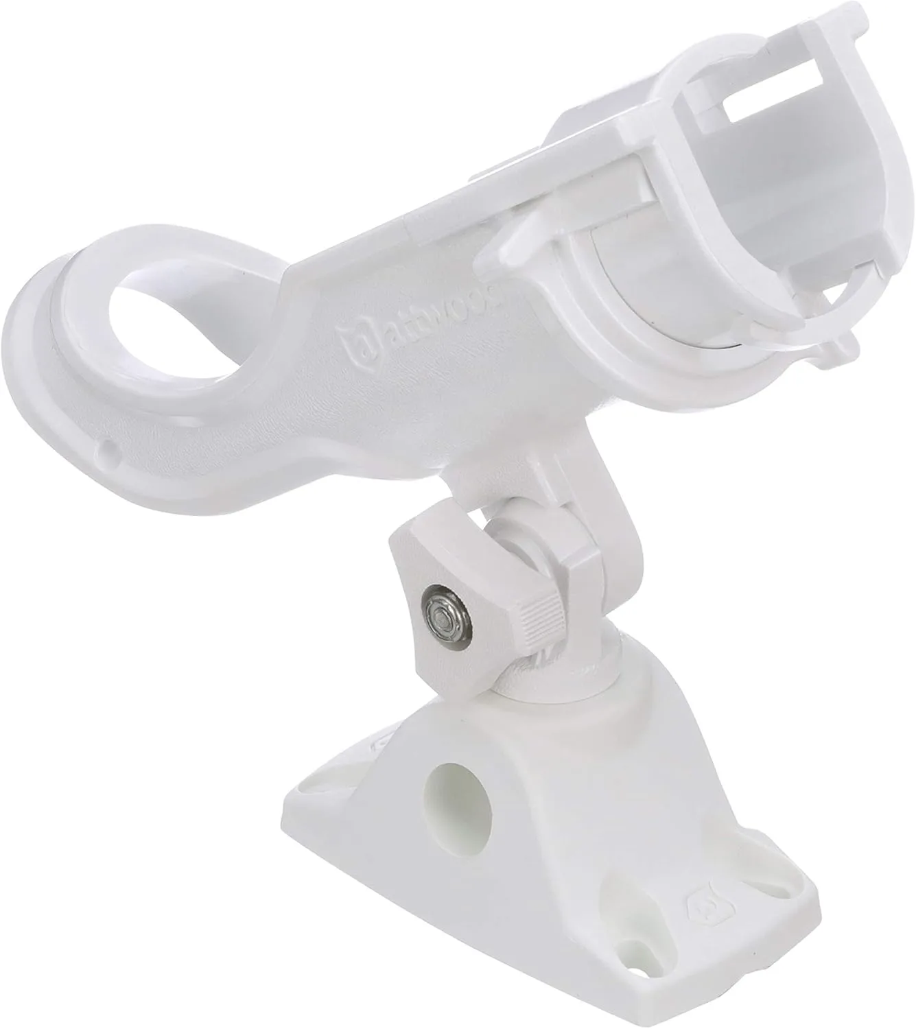 Attwood Heavy-Duty Adjustable Rod Holder w/Combo Mount - White