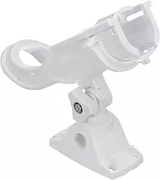Attwood Heavy-Duty Adjustable Rod Holder w/Combo Mount - White