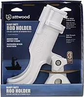Attwood Heavy-Duty Adjustable Rod Holder w/Combo Mount - White