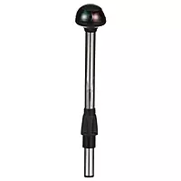 Attwood 5091-10-7 Bi-Color Stowaway 1-Mile Sidelights, 10-Inch Angled Pole, 225-Degree Visibility for Boats Up to 39.4 Feet