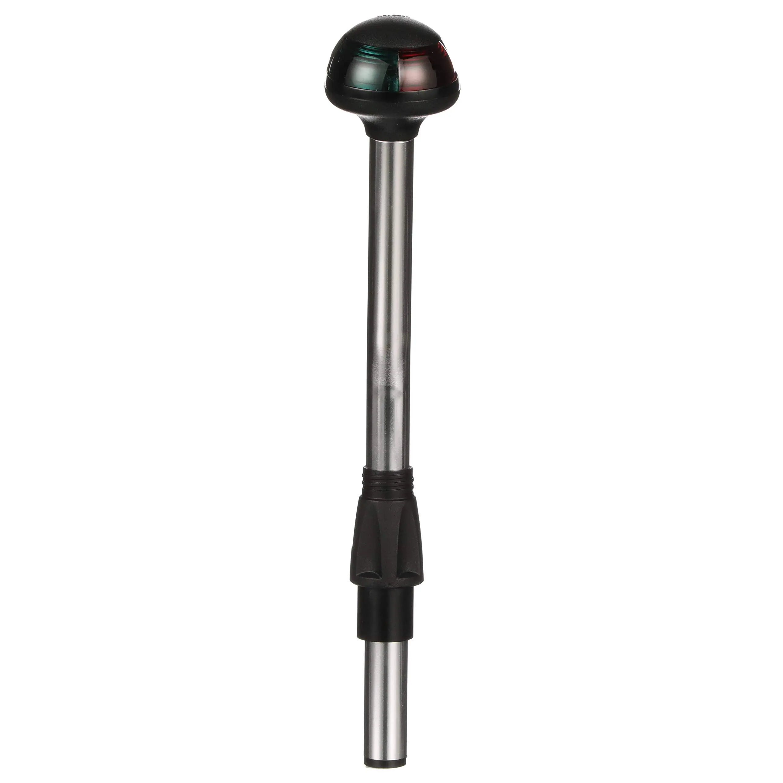 Attwood 5091-10-7 Bi-Color Stowaway 1-Mile Sidelights, 10-Inch Angled Pole, 225-Degree Visibility for Boats Up to 39.4 Feet