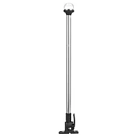 Attwood 5350-PA20-7 All-Round Incandescent Fold Down Navigation Light, Horizontal Mount, Black Base, 20-Inch