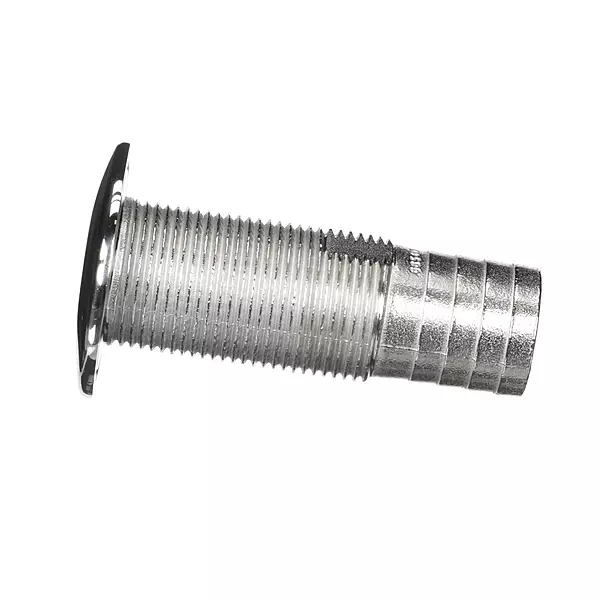ATTWOOD Stainless Steel Straight Barbed Thru-Hull (Standard Thread)