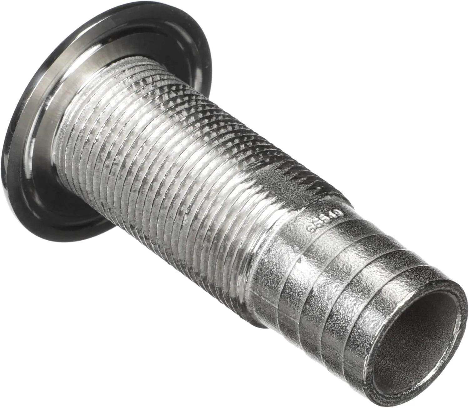 ATTWOOD Stainless Steel Straight Barbed Thru-Hull (Standard Thread)