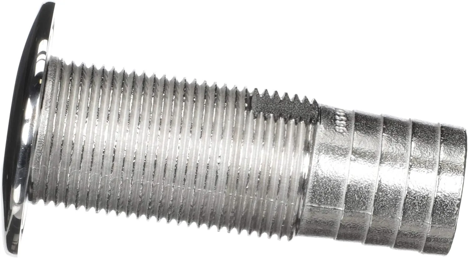 ATTWOOD Stainless Steel Straight Barbed Thru-Hull (Standard Thread)