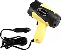 Attwood 11794-7 Portable 5W LED Emergency Spotlight 12V Adapter Plug, Safety Yellow/Black One Size