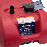 Attwood EPA and CARB Certified 6-Gallon Portable Marine Fuel Tank