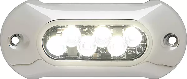Attwood 65UW06W-7 Lightarmor Ultra-Bright 6-LED 1,350 Lumen Underwater Light, Intense White