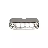 Attwood 6350W7 LED Micro Lights, Stainless Steel Bezel, Vertical Mount, White Light, .66-Watt Draw at 12 Volts DC