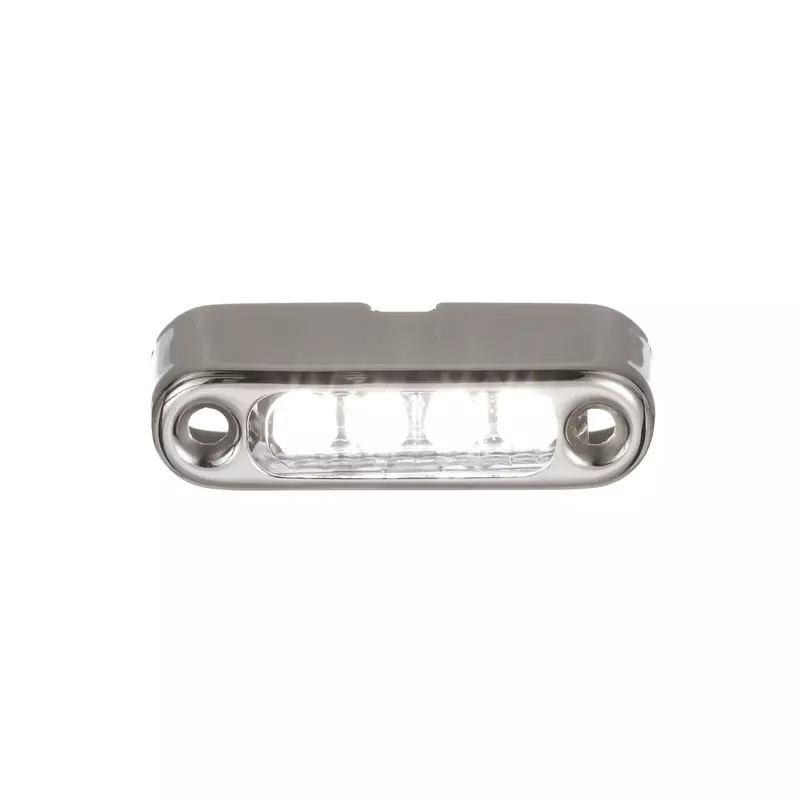 Attwood 6350W7 LED Micro Lights, Stainless Steel Bezel, Vertical Mount, White Light, .66-Watt Draw at 12 Volts DC