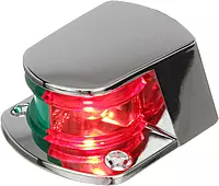 Attwood 6375D6 ZAMAK 1-Mile Sidelights, Bi-Color Combination, Deck Mount, Provides 1-Mile, 225-Degrees Light Visibility