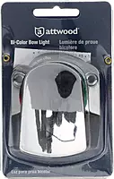 Attwood 6375D6 ZAMAK 1-Mile Sidelights, Bi-Color Combination, Deck Mount, Provides 1-Mile, 225-Degrees Light Visibility