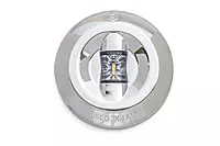 attwood 6556-7 Universal Watertight Marine Boat LED Round 3 Nautical Mile Transom Light