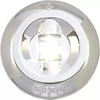 attwood 6556-7 Universal Watertight Marine Boat LED Round 3 Nautical Mile Transom Light