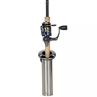 Attwood 66364-7 Stainless Steel Flush Mount 0 Degree Rod Holder (2-Inch)