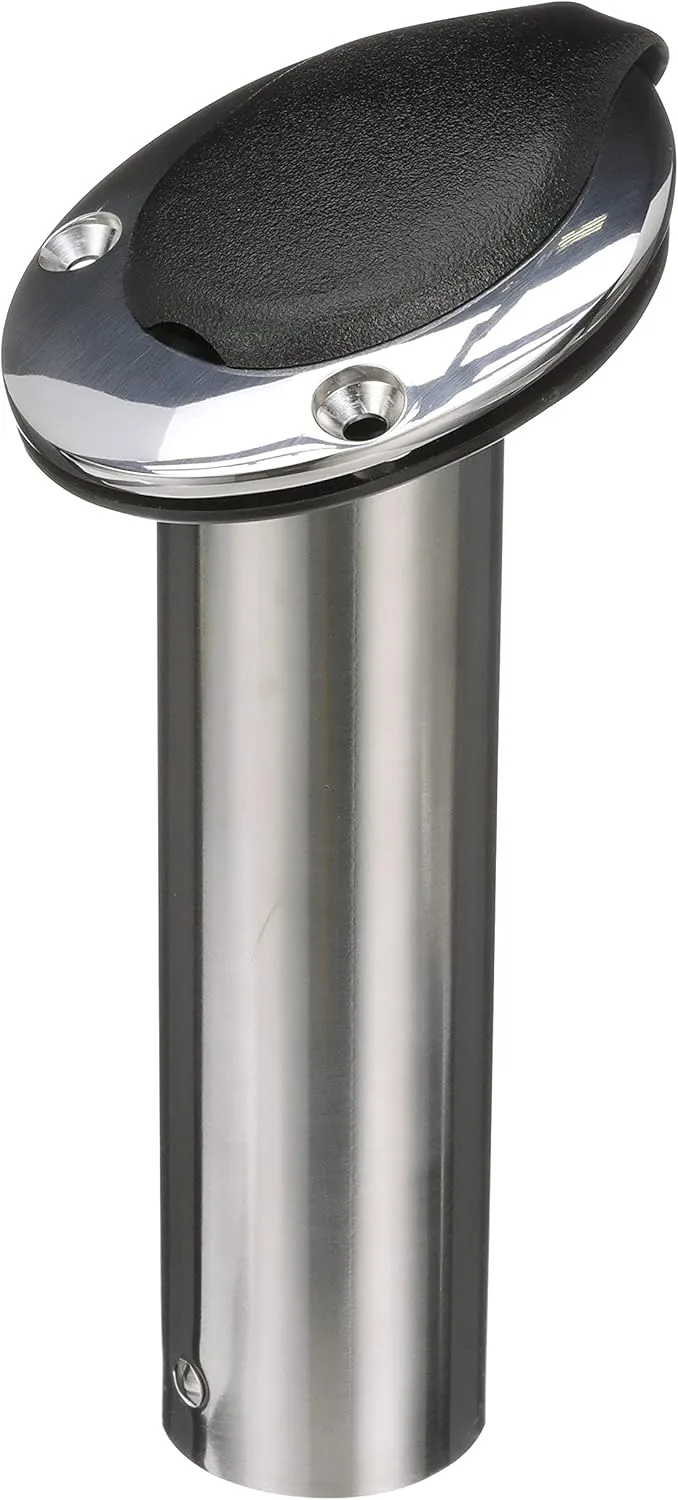 Attwood 66364-7 Stainless Steel Flush Mount 0 Degree Rod Holder (2-Inch)