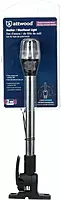 Attwood 7201-P-7 Incandescent Fold Down Anchor/Masthead Navigation Light, Black Base, 12-Inch One Size