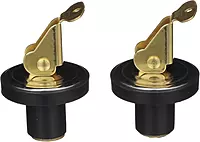 Attwood 7534A3 Brass Livewell/Bailer Drain Plug