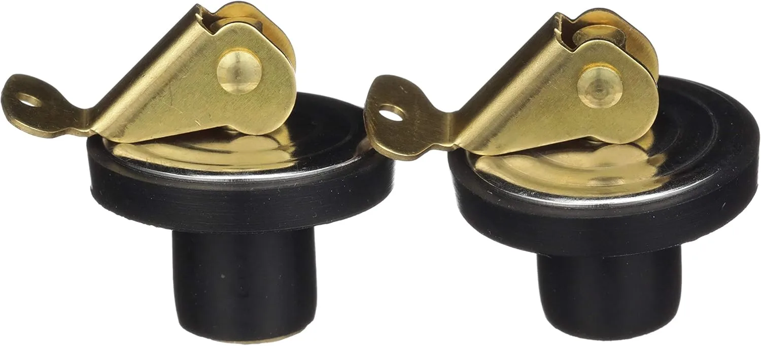Attwood 7534A3 Brass Livewell/Bailer Drain Plug