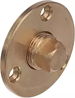 Attwood 7555-3 Bronze Garboard Drain Plug, for Bilge Drainage, Removable Nut, 3/8-Inch Neck Depth, ½-Inch NOT Drain