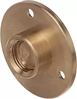 Attwood 7555-3 Bronze Garboard Drain Plug, for Bilge Drainage, Removable Nut, 3/8-Inch Neck Depth, ½-Inch NOT Drain