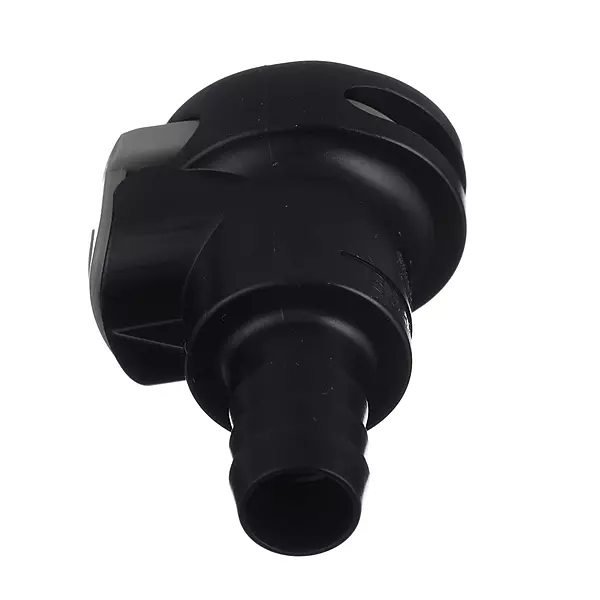 Attwood 8838HF6 Universal Sprayless Connector — Hose Female, 5/16-In. to 3/8-In, EPA and CARB Compliant, Black