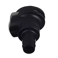 Attwood 8838HF6 Universal Sprayless Connector — Hose Female, 5/16-In. to 3/8-In, EPA and CARB Compliant, Black
