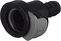 Attwood 8838HF6 Universal Sprayless Connector — Hose Female, 5/16-In. to 3/8-In, EPA and CARB Compliant, Black
