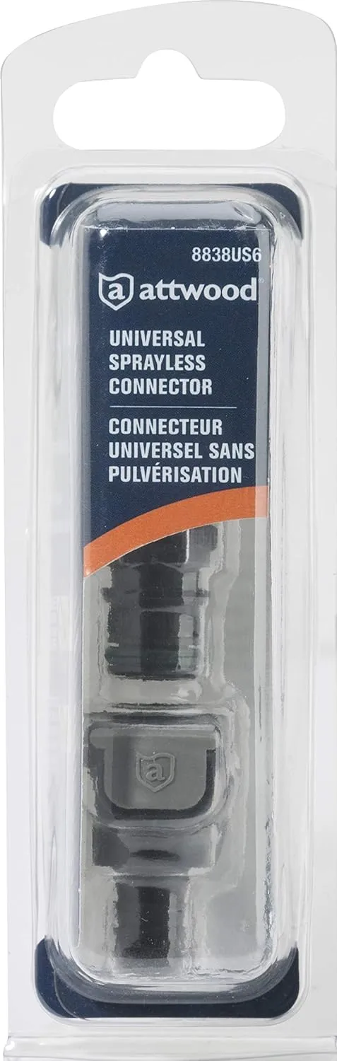 Attwood Universal Sprayless Connector - Male & Female