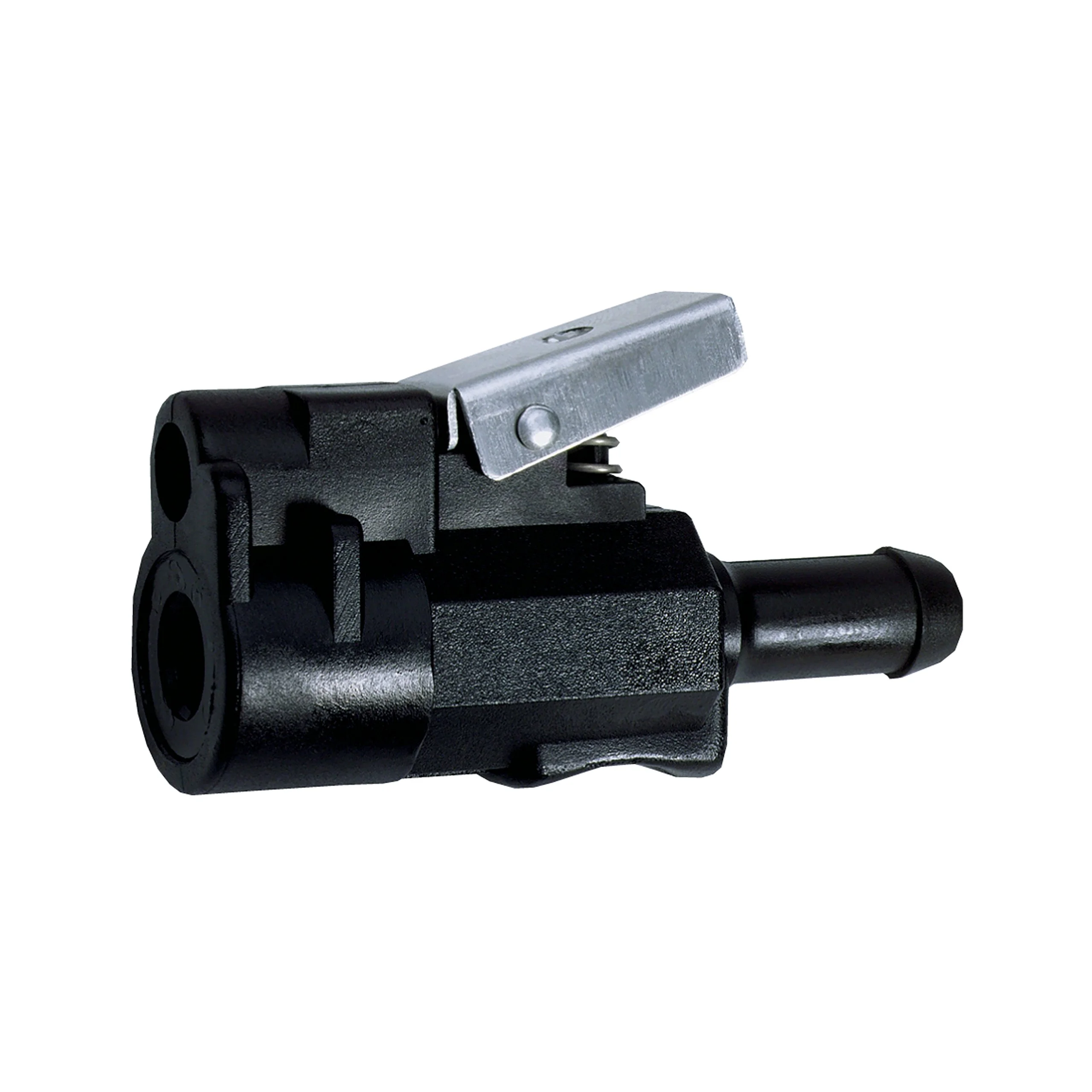 Attwood (8890LP6) Mercury Fuel Tank Quick-Connect Hose Fitting (3/8" Barb)