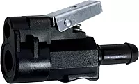 Attwood (8890LP6) Mercury Fuel Tank Quick-Connect Hose Fitting (3/8" Barb)