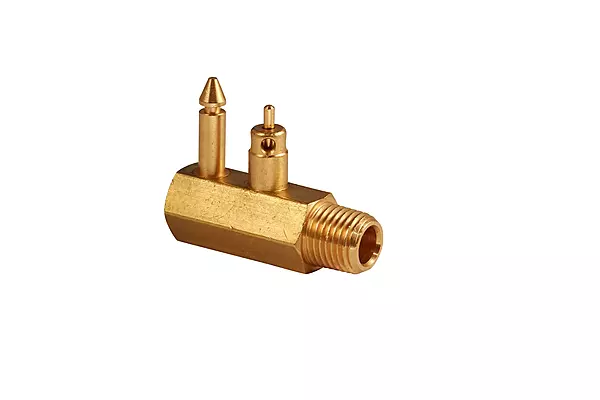 Attwood 8897-6 Brass Quick-Connect Tank Fitting 1/4-Inch NPT Male Thread for Yamaha One Size