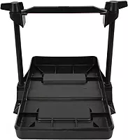 Attwood 9091-5 USCG-Approved 27 Series Adjustable Hold-Down Marine Boat Battery Tray, Black One Size