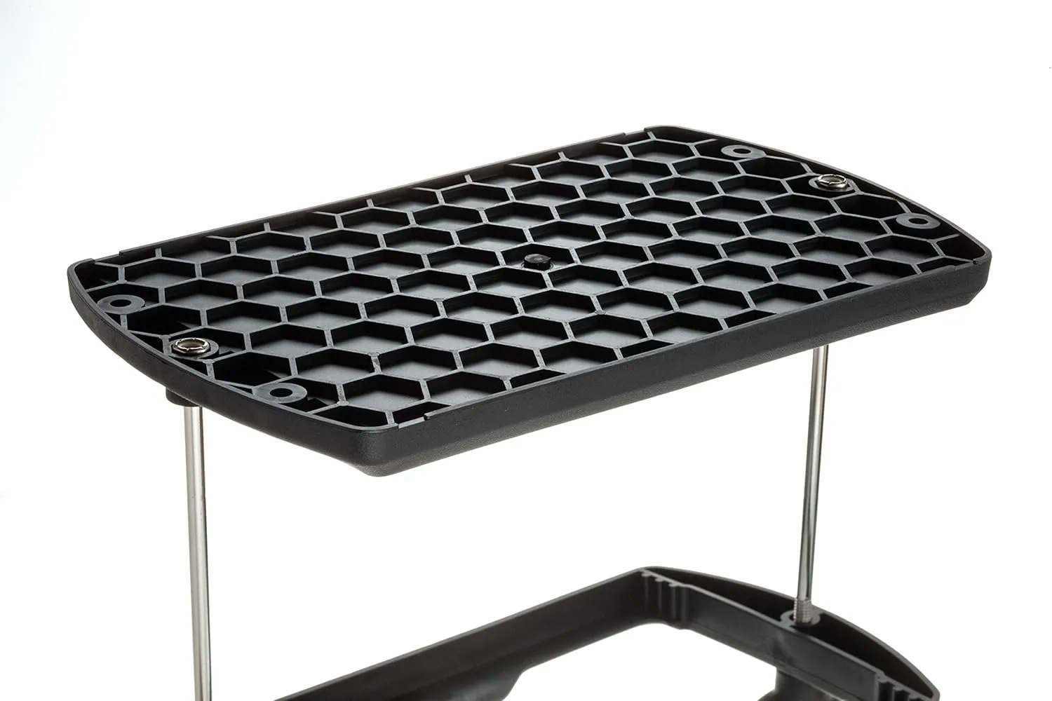 Attwood 9096-5 USCG-Approved 24 Series Heavy Duty Adjustable Hold-Down Marine Boat Battery Tray, Black One Size