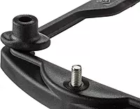 Attwood 9096-5 USCG-Approved 24 Series Heavy Duty Adjustable Hold-Down Marine Boat Battery Tray, Black One Size