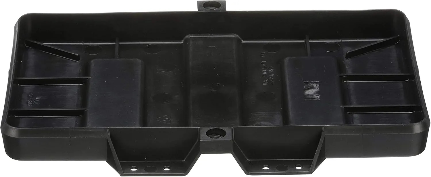 Attwood 9098-5 Heavy-Duty Adjustable Battery Tray, Adjustable to 9.5 Inches Tall, for 27 Series Batteries, Black Plastic