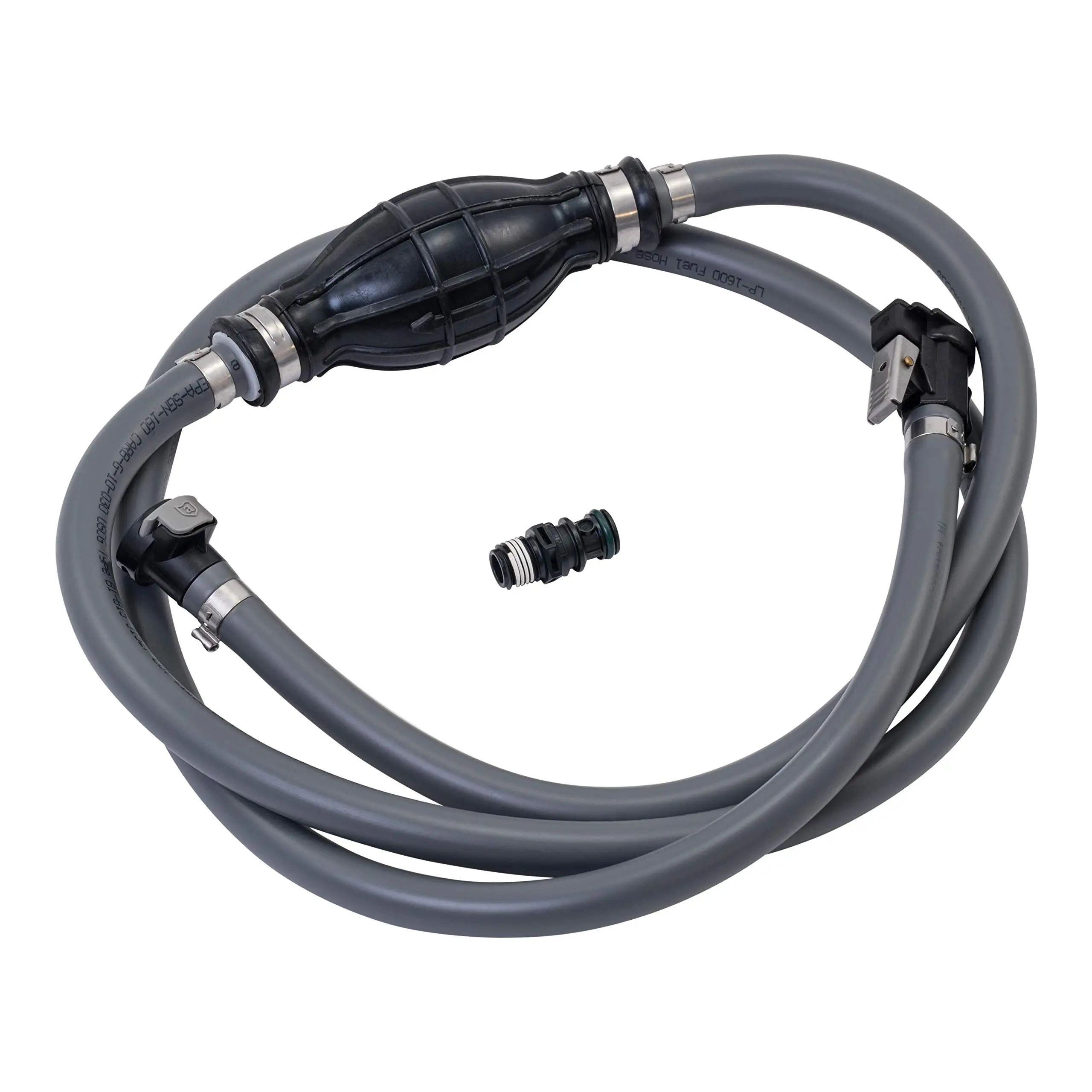 Attwood 3/8-inch x 6-foot Marine Fuel Line Kit with Universal Sprayless Connector
