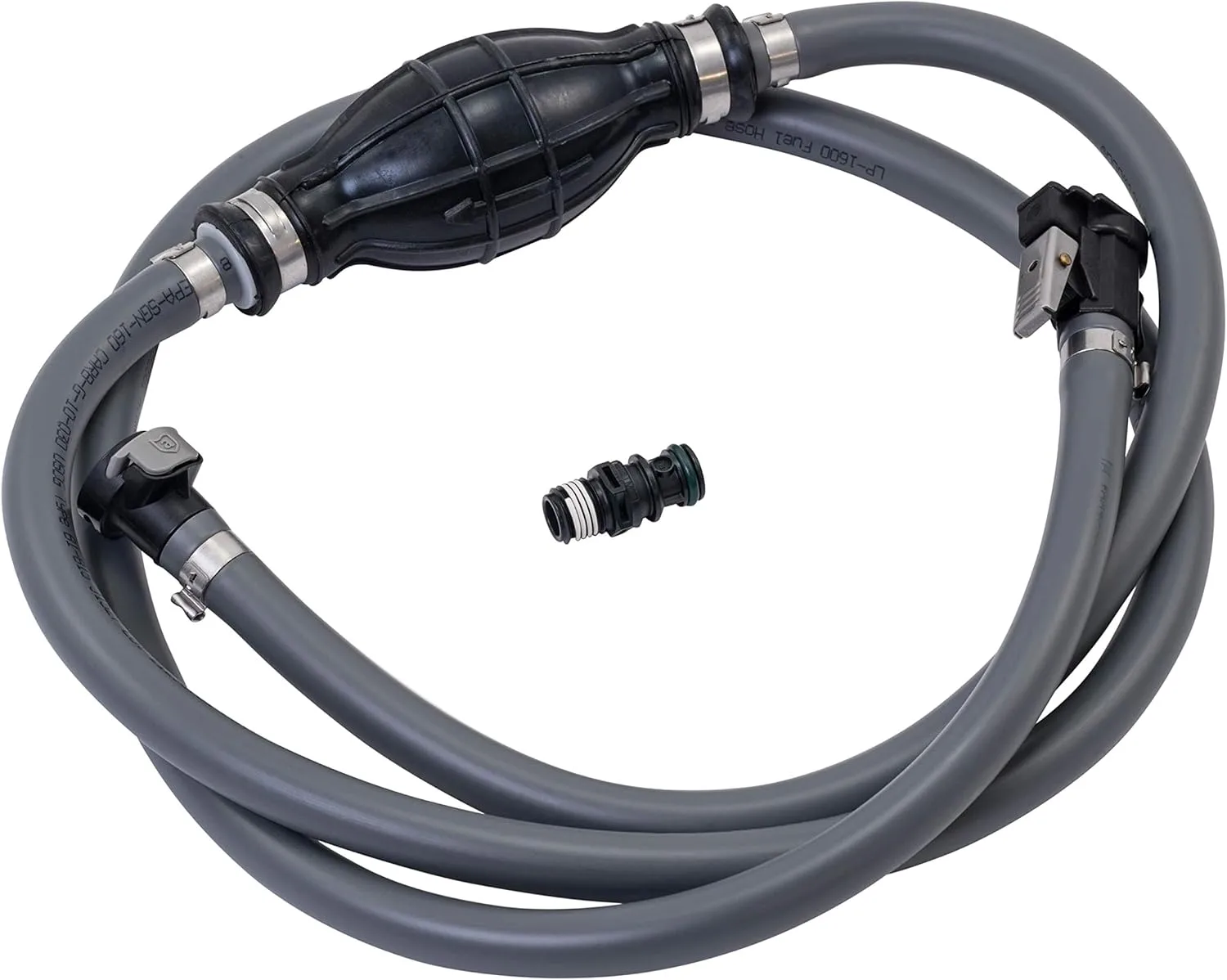 Attwood 3/8-inch x 6-foot Marine Fuel Line Kit with Universal Sprayless Connector