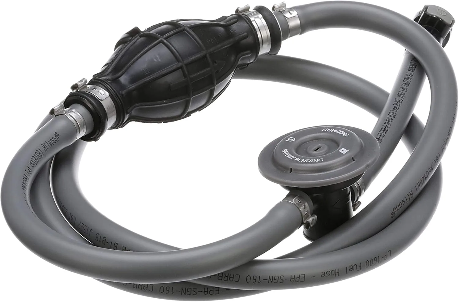 Attwood 93806MUSD7 Mercury Fuel Line Kit, 6 Feet Long, 3/8-Inch Diameter, Multi-Layer Low-Permeation Primer Bulb